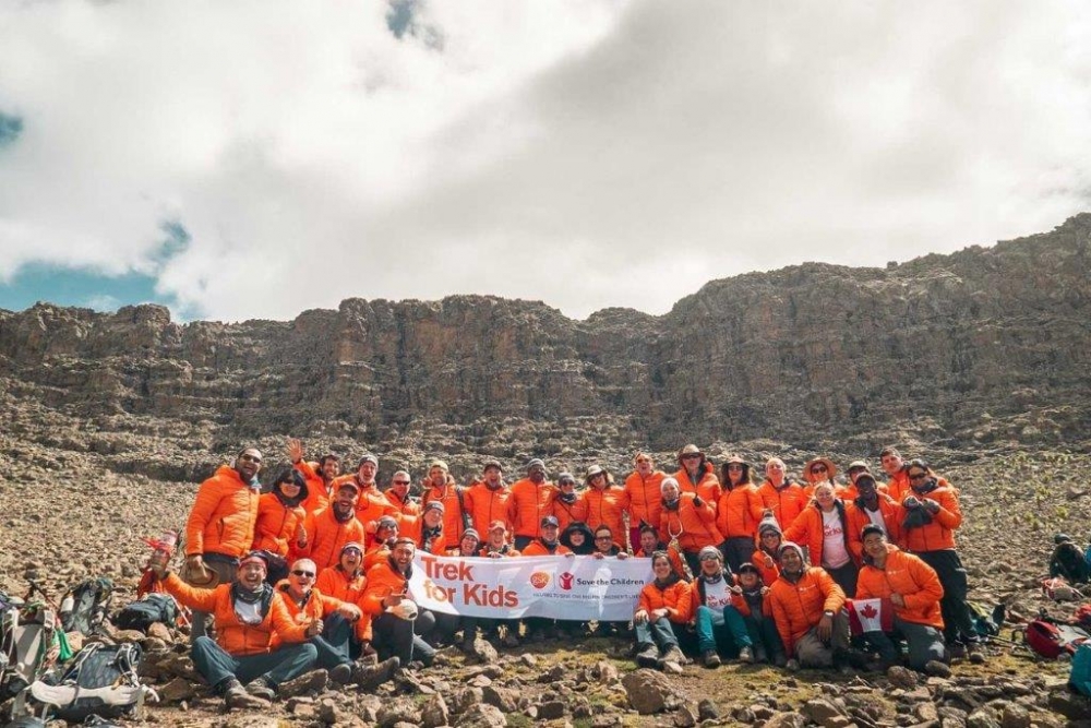 GSK employees at the Simien Mountains in Ethiopia