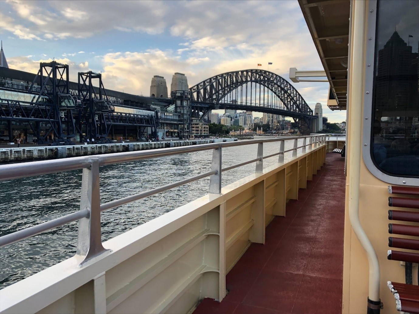 EY PORT JACKSON PARTNERS GRADUATE - Ben leaving at ferry station