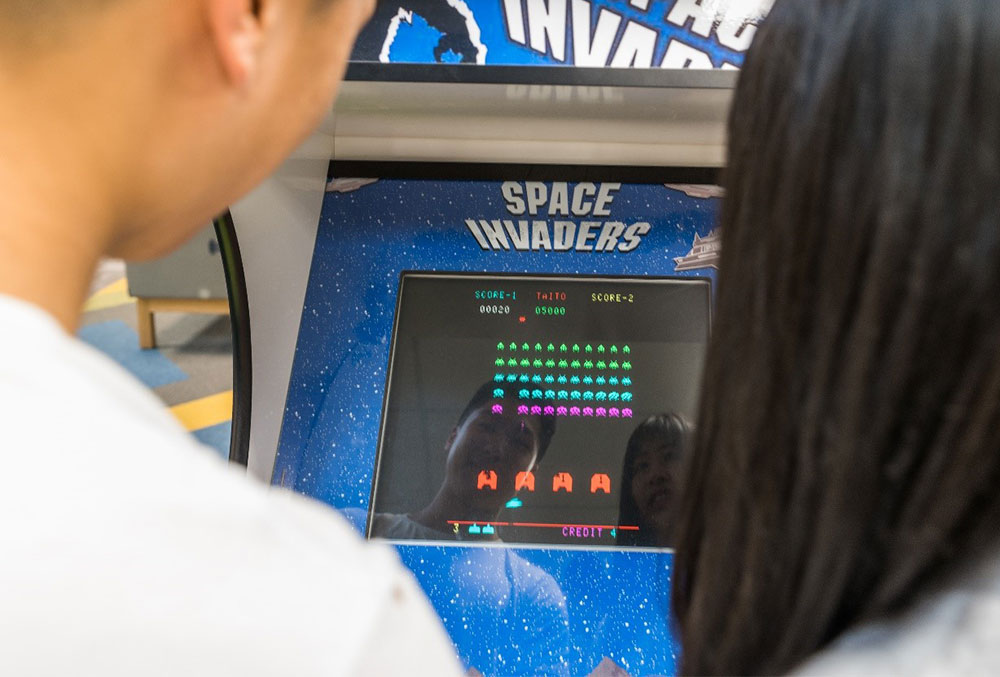 space invaders screen