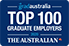 GradAustralia Top 100 2020 badge