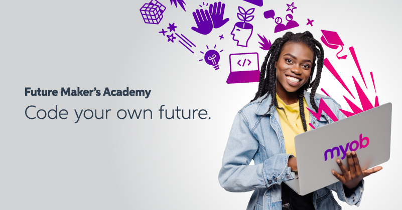 Learn how you can code your own future at MYOB's Future Makers Academy
