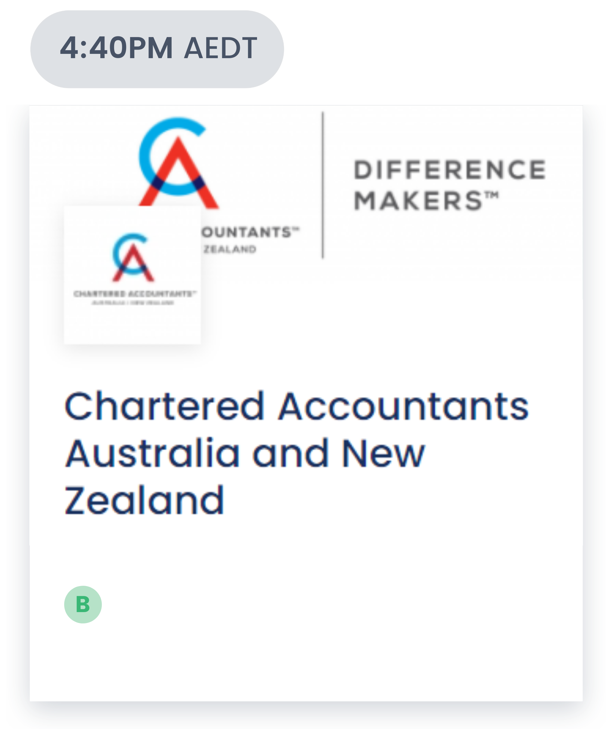 Chartered Accountants ANZ tile