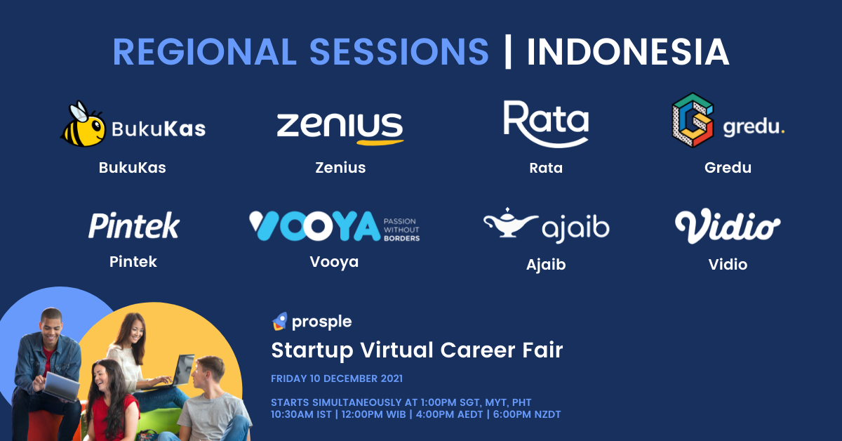 Startup Virtual Career Fair Indonesia