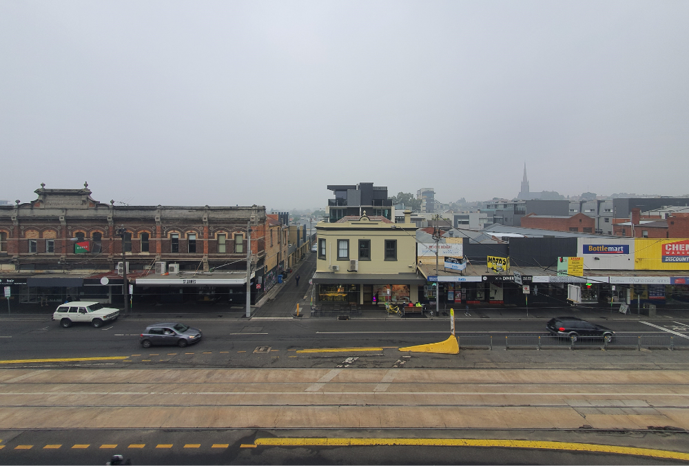 Yarra City Council Graduate Harrison Georgiou tram stop