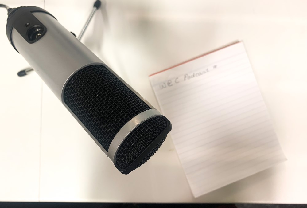 Capgemini Australia Graduate - Microphone and a piece of paper