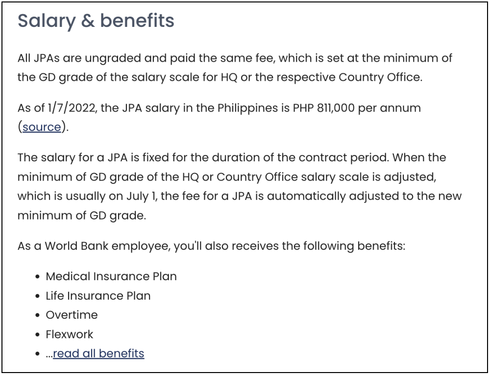 Salary & benefits