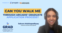 Can you walk me through Arcadis' gradudate application process?