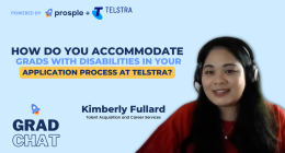 How do you accomodate grads with disabilities in your application process at Telstra?