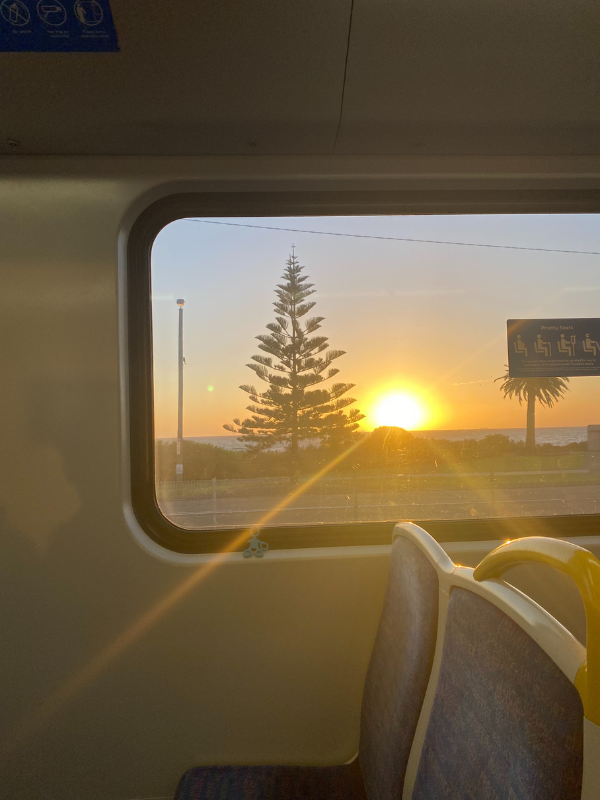 Escient Graduate- Jack inside the train