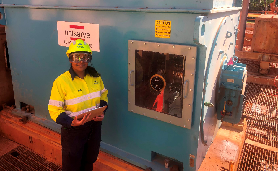 Shani Naidoo's story as Graduate Mechanical Engineer at Alcoa Australia