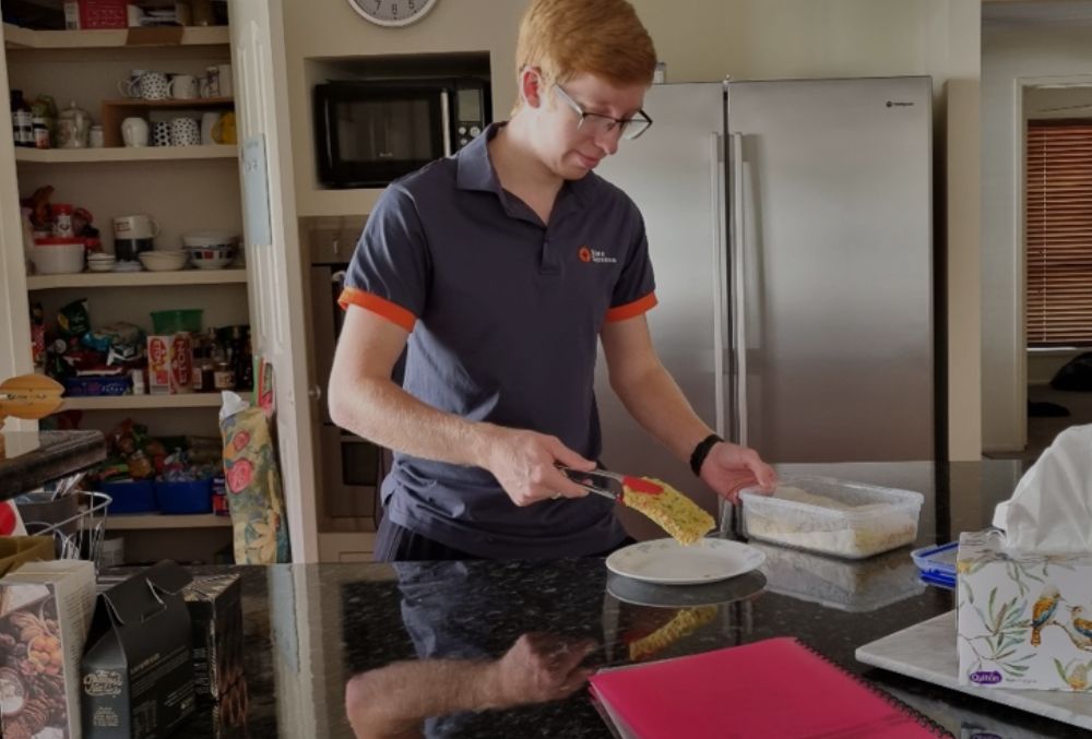 Nova systems Patrick Wilson on his kitchen