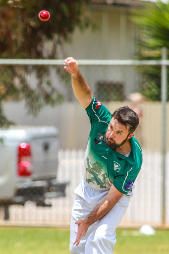 Newmont Australia Graduate Trent George-Kennedy playing cricket