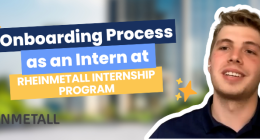 How is the onboarding process as a new intern at Rheinmetall?