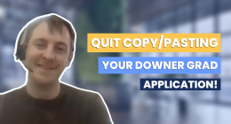 Quit copy/pasting your Downer grad applications!