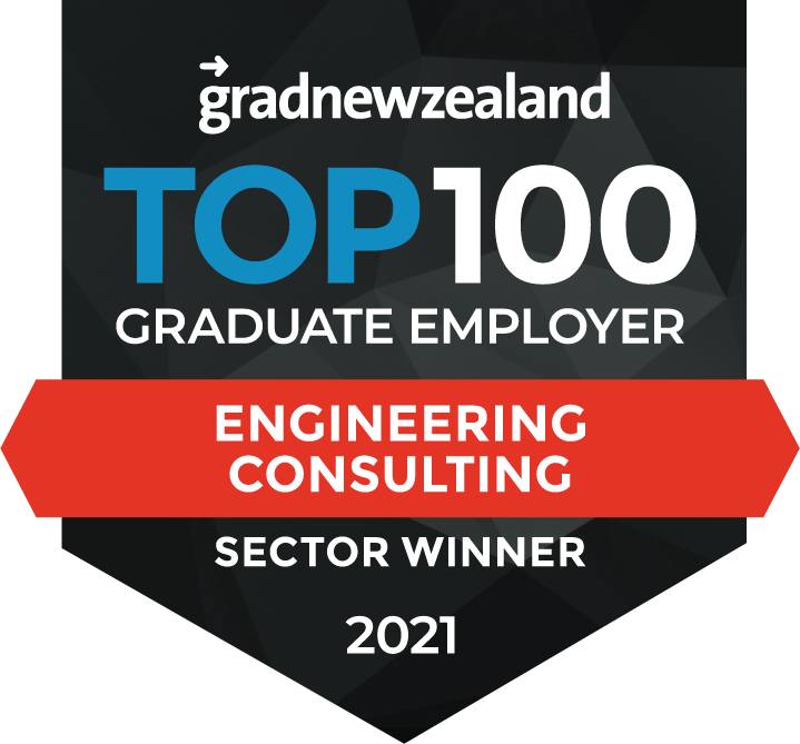 GradNewZealand Top 1 2024 sector winner badge