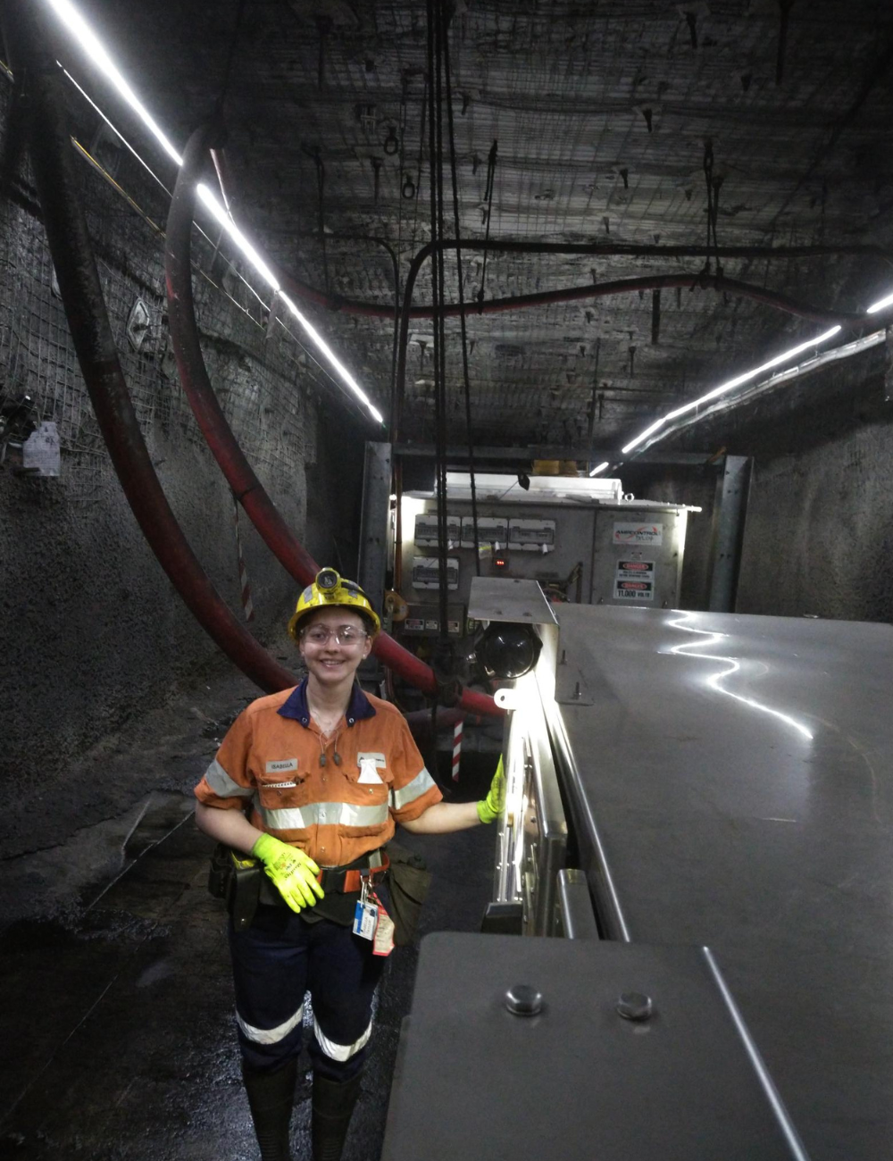 Anglo American Taylor working underground