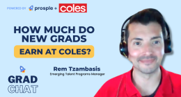 How much do new grads earn at Coles?