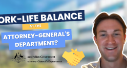 How is the work-life balance for lawyers at the Attorney-General's Department?