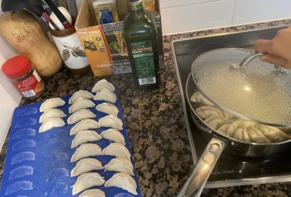 DOHAC Cathy Gao making dumplings