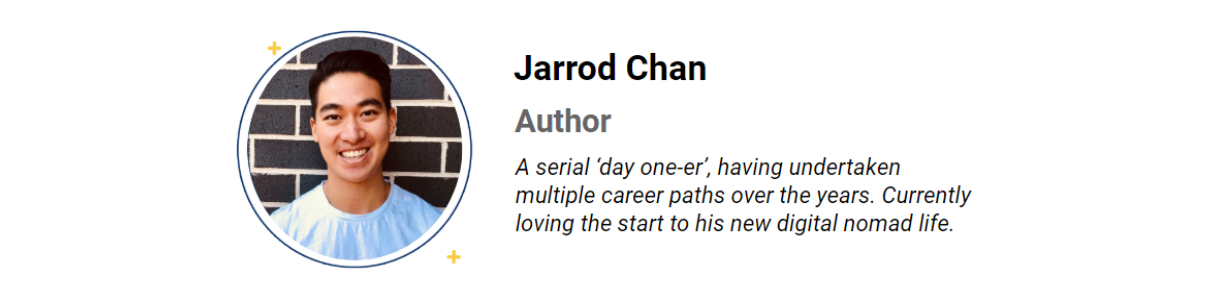 author bio for jarrod chan